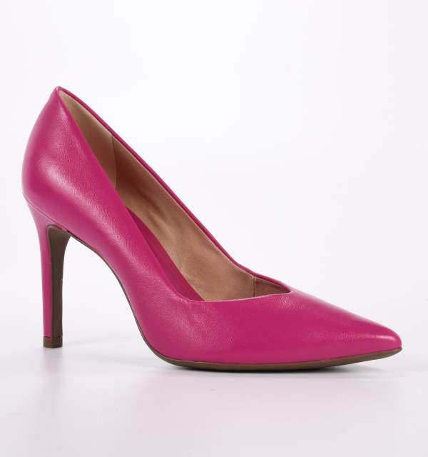 Scarpin bico fino Napa Top Fucsia