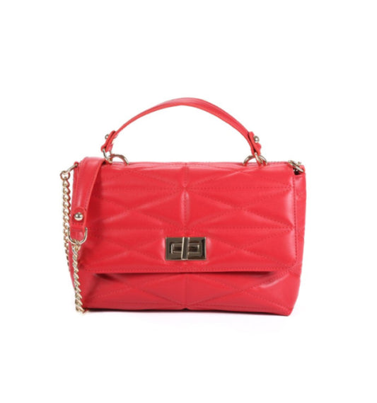 Bolso de mano de piel de napa Carry On