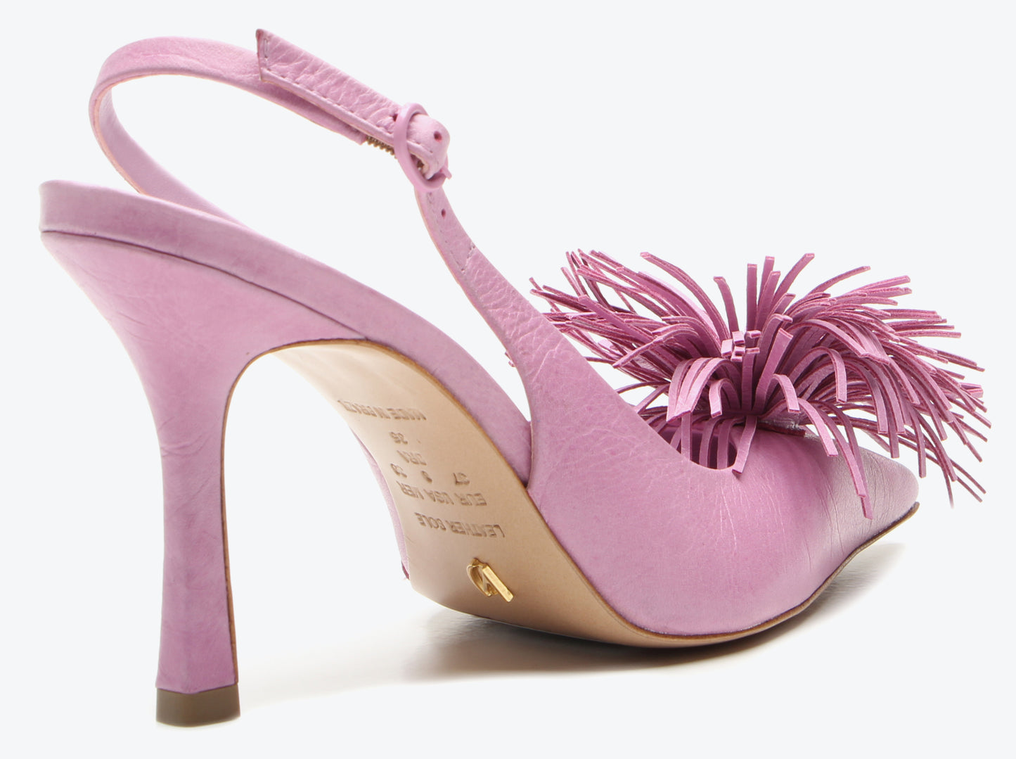 Lexie Slingback with Pink Pompom