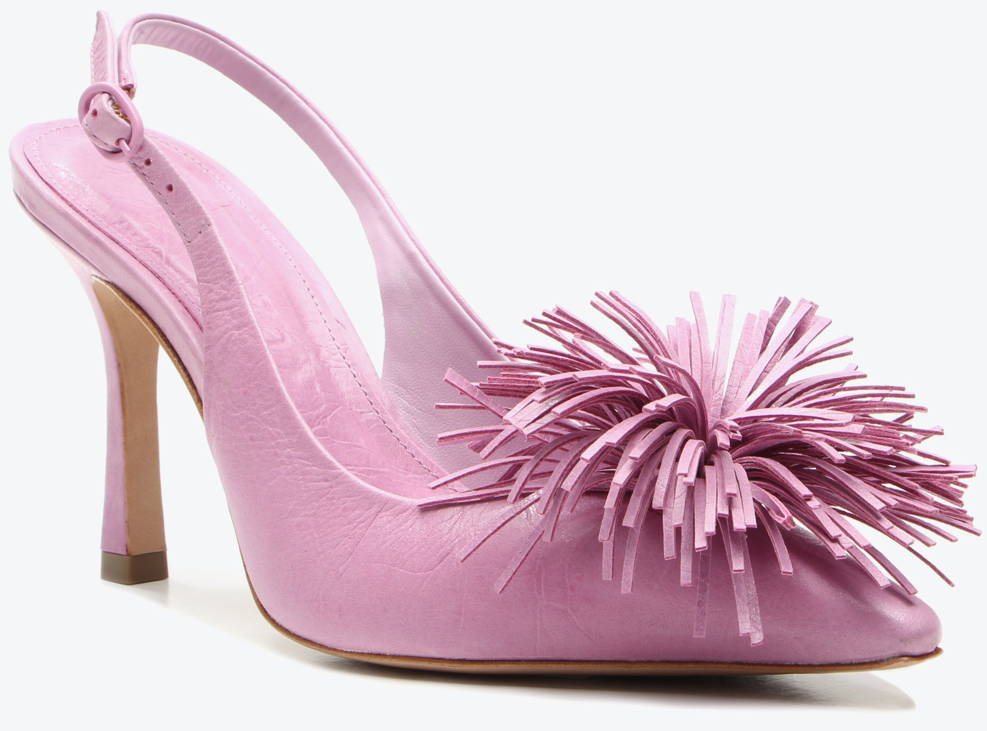 Lexie Slingback with Pink Pompom