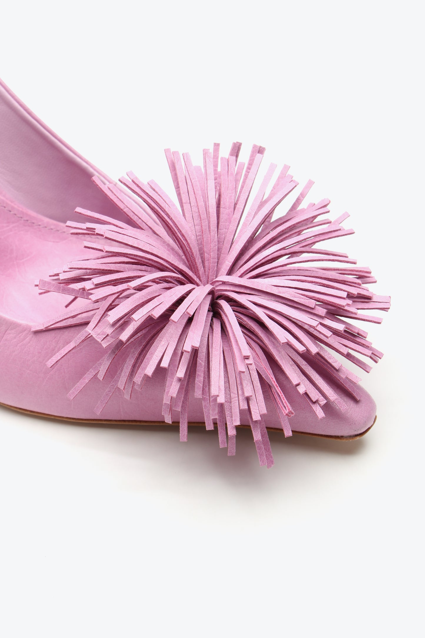 Lexie Slingback with Pink Pompom