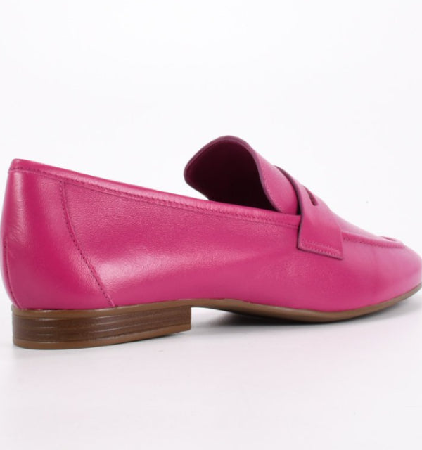 Loafer Pink Nappa Leather Top Fuchsia