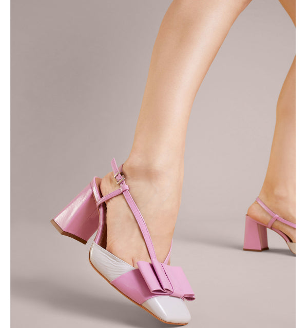 Escocia Slingback Vernish Show Cinder Pink