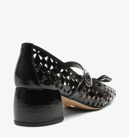 Vicenza Georgina Black Patent Leather Pumps