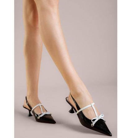 Slingback Brigitte Black