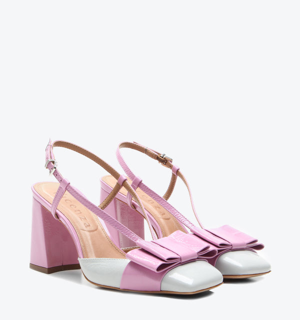 Escocia Slingback Vernish Show Cinder Pink